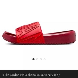 Nike Jordan Nola Slides in University Red
